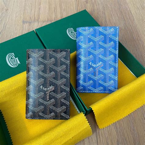 goyard mens wallet white|Goyard men's wallet price.